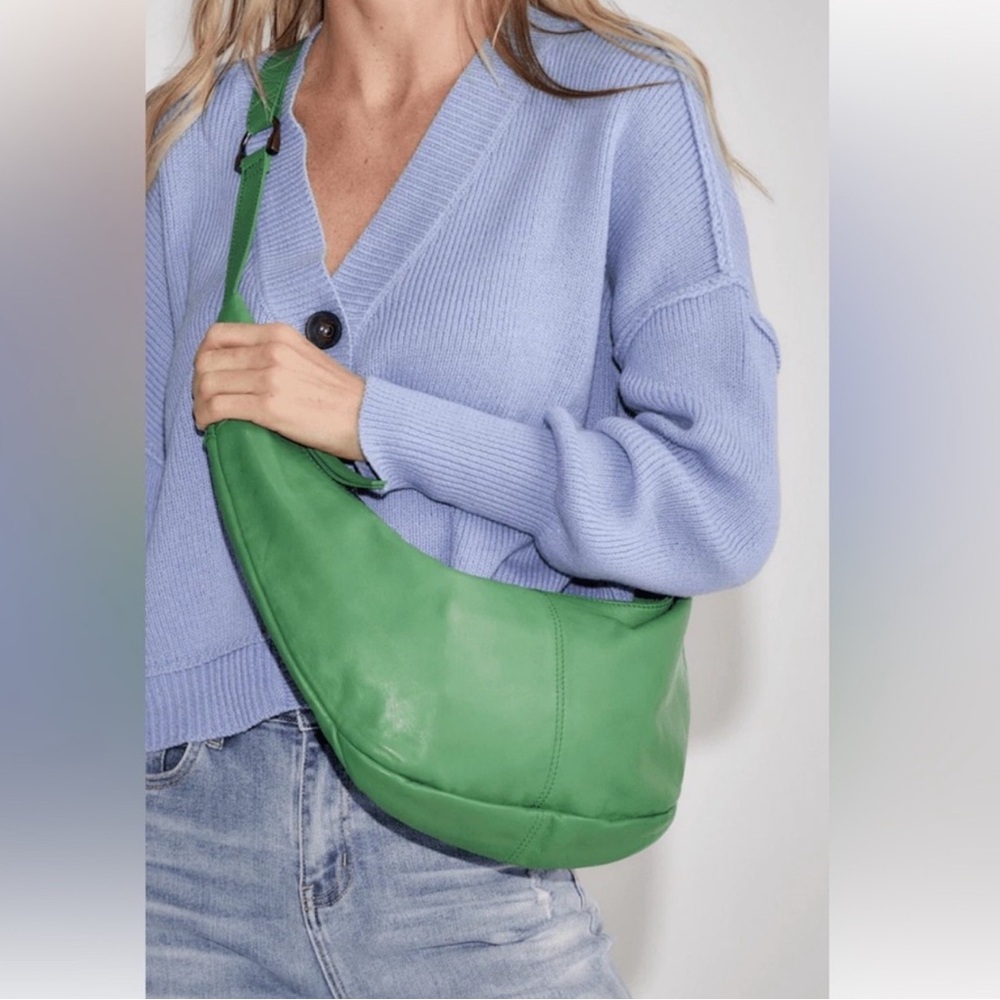 Free people idle hands sling green